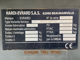 Pulvérisateur traîné Evrard Meteor 6800  - 14